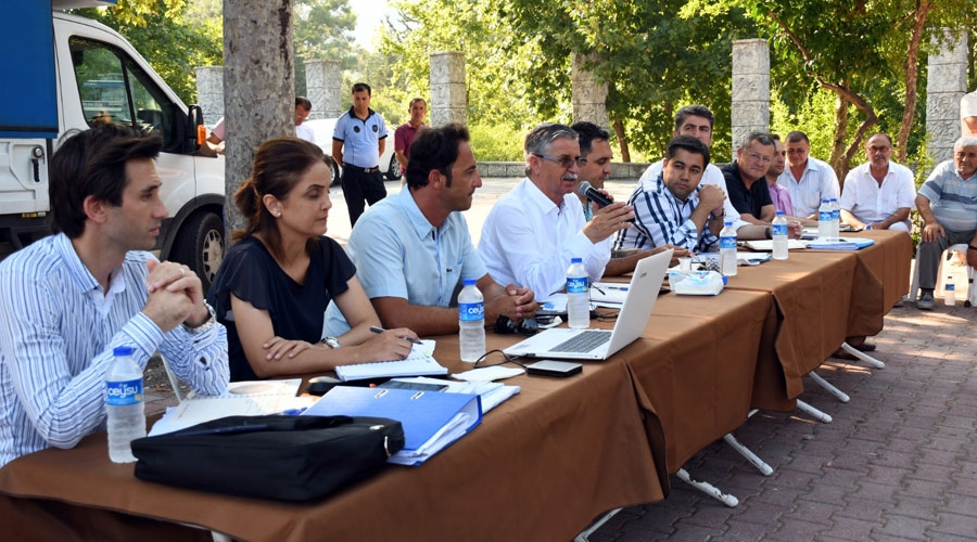 Topaloğlu, Beldibi halkı ile bir araya geldi