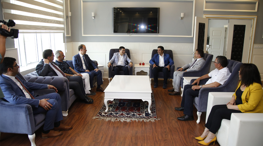 Başkan Tütüncü'den, Başkan Genç'e ziyaret