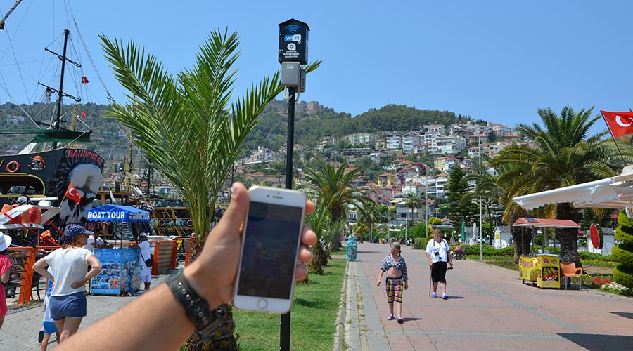 Alanya’da ücretsiz wi-fi