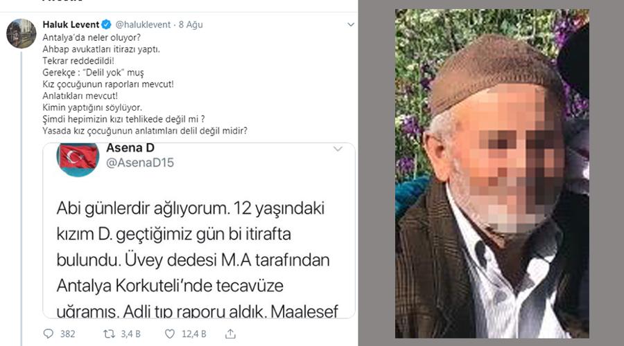 Üvey torununa cinsel istismarla suçlanan dedenin tahliyesine itiraz