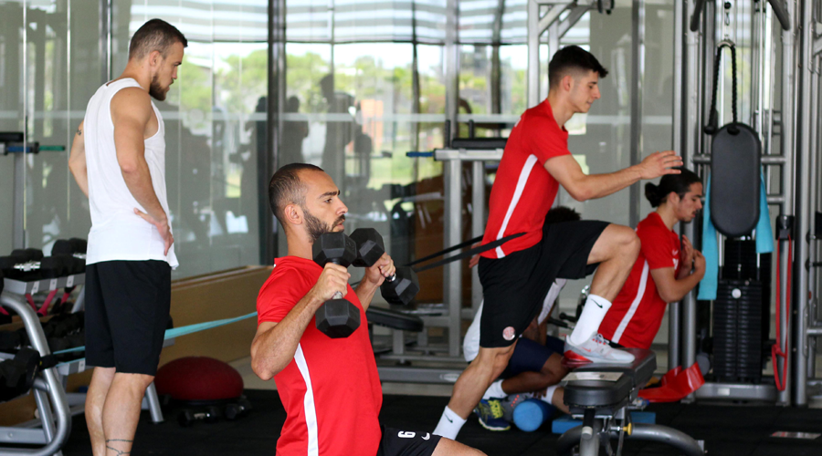 Antalyaspor'un fitness mesaisi