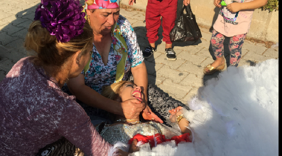Damat silahla tehditten tutuklandı, gelin adliyede bayıldı