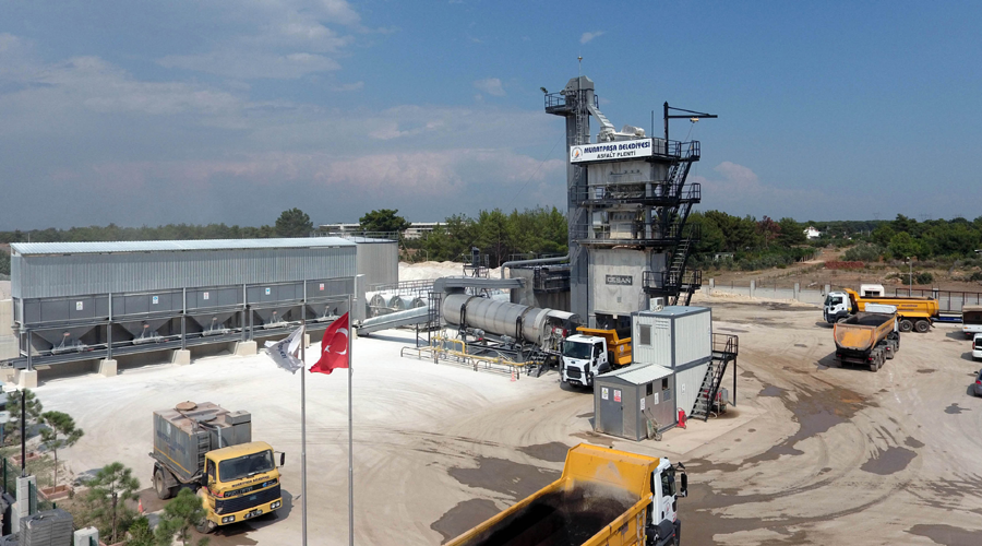 Muratpaşa kendi asfaltını üretiyor