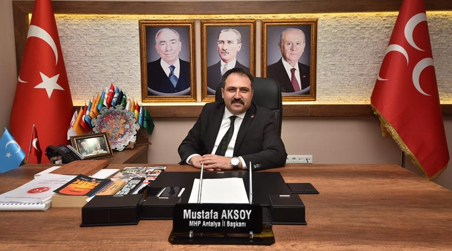 MHP Antalya İl Başkanı Mustafa Aksoy görevinden istifa etti