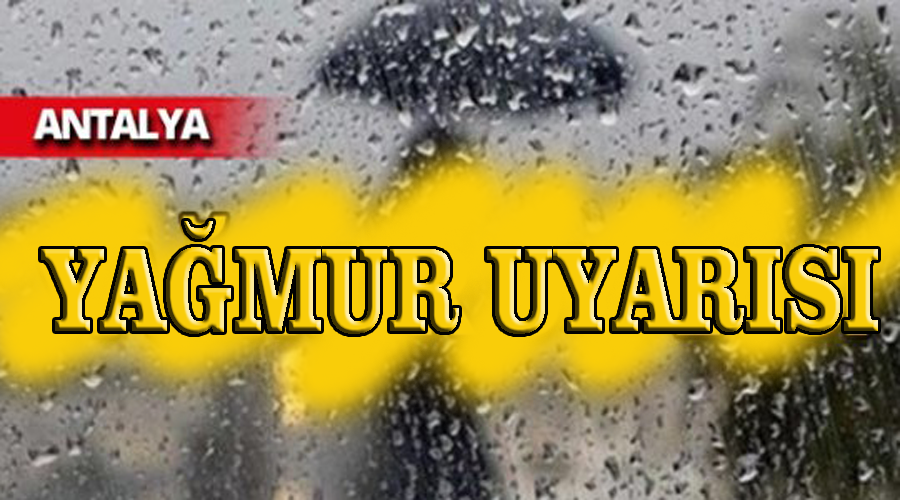 Sağanak uyarısı