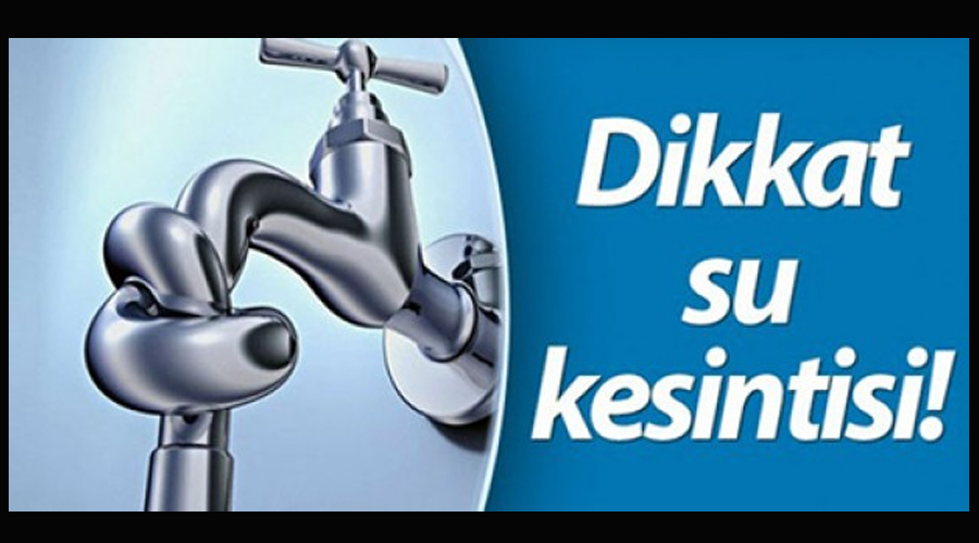 Kepez ve Aksu'da su kesintisi