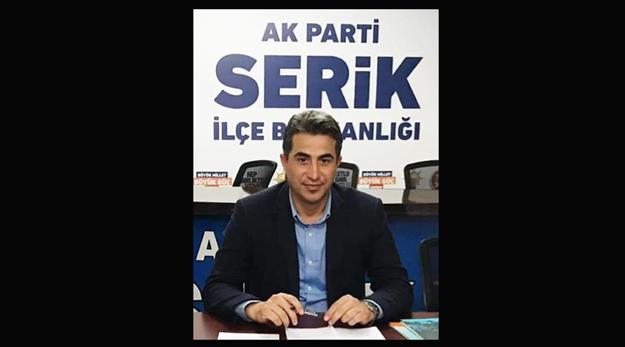 AK Parti Serik İlçe Başkanı istifa etti
