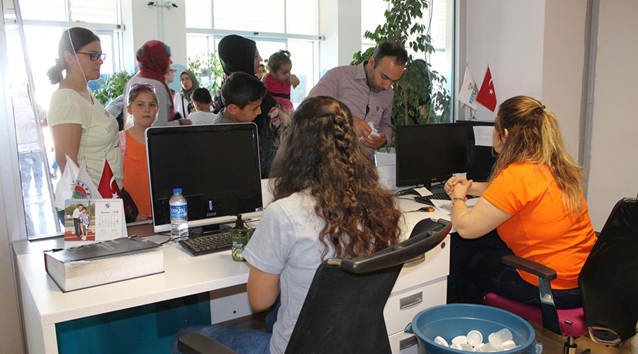 Yüzme kursuna 8 günde 1153 kayıt