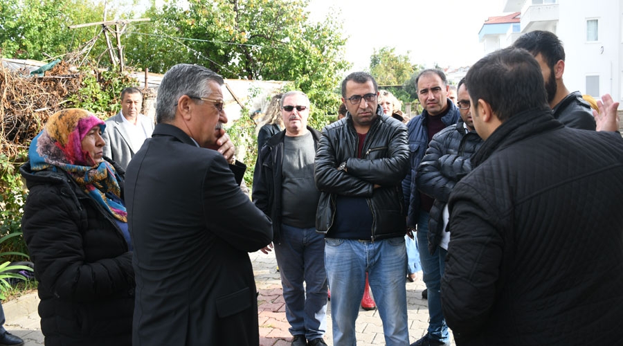 Başkan Topaloğlu sel bölgesini inceledi