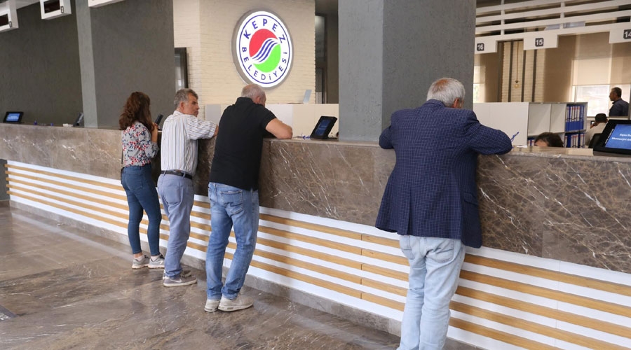 Kepez Belediyesinde vergi mesaisi
