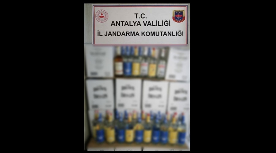85 bin TL değerinde kaçak içki ele geçirildi