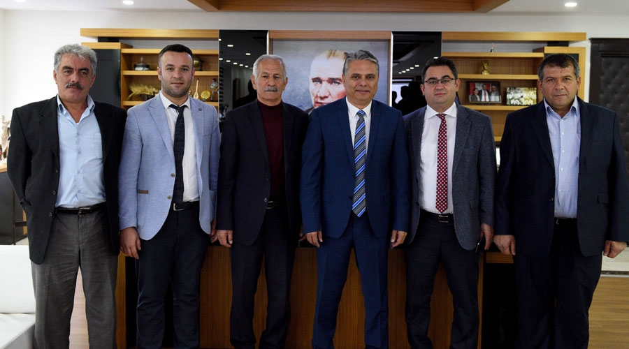 Başkan Uysal, İbradı Belediye Başkanı Küçükkuru'yu ağırladı
