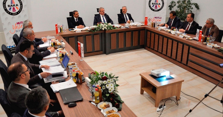 BAKA Yönetim Kurulu Vali Karaloğlu Başkanlığında Toplandı