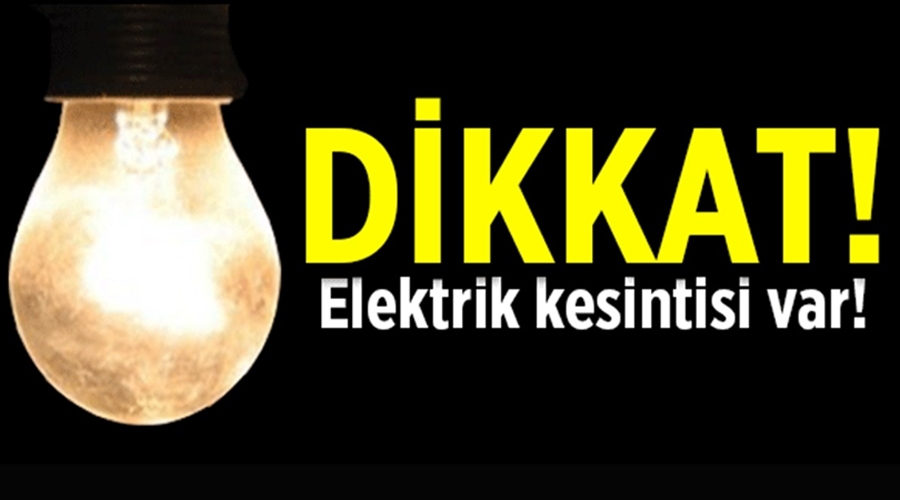 Antalya'da elektrik kesintisi