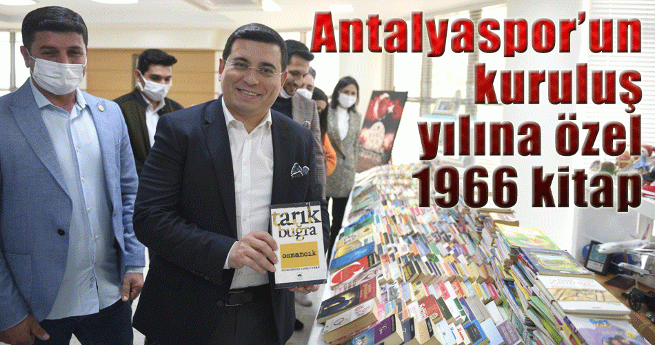 Antalyaspor’un kuruluş yılına özel 1966 kitap