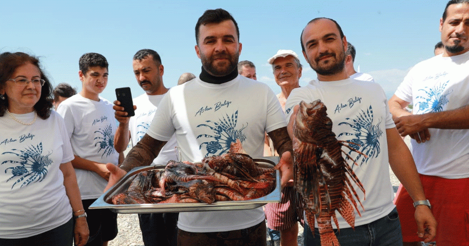 Akdeniz’de aslan balığı avı