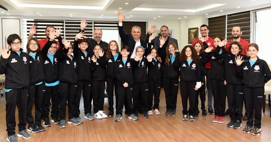 Geleceğin şampiyonlarından ziyaret