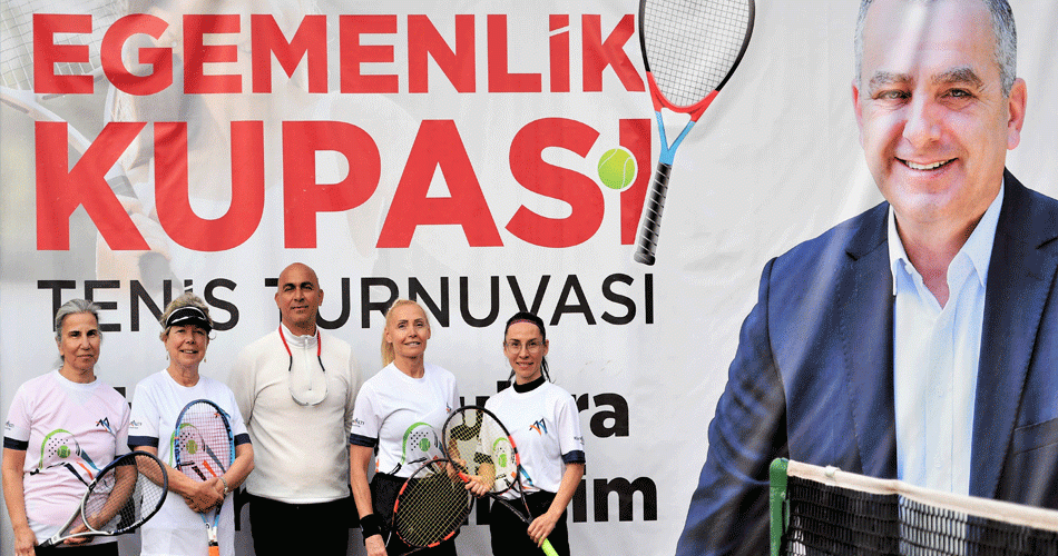 Konyaaltı’nda rekor katılımlı tenis turnuvası