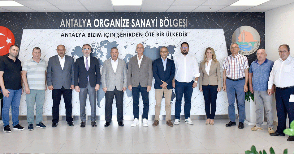KKTC HEYETİ ANTALYA OSB’DE İNCELEMELERDE BULUNDU