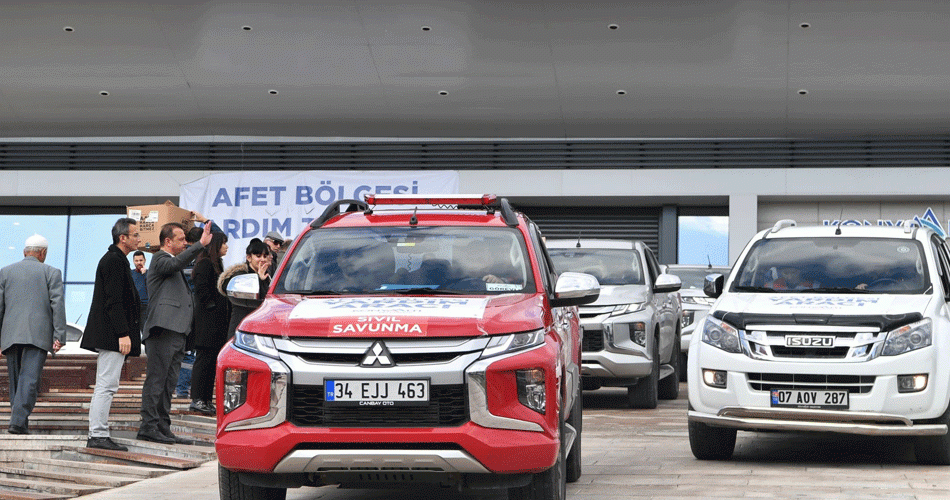 Konyaaltı’ndan deprem bölgesine yardım